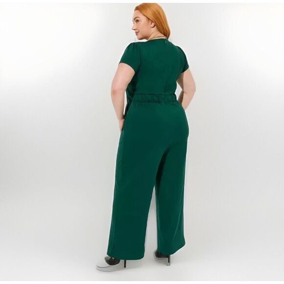 TORRID Pointe‎ Knit Jumpsuit Wide Leg Jumpsuit - Picture 2 of 10